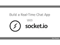 Socket io Chat App Using Websockets