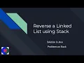 Reverse a LinkedList using Stack