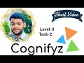 Web Development Intern Level-3 Task-1 with Cognifyz Technologies
