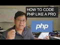 How to code PHP like a Pro with a Tech Lead
