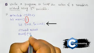 Swap 2 Variables in C Without Using a 3rd Variable - Easy Trick