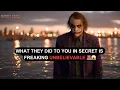 Download Lagu IF YOU KNEW WHAT THEY DID... YOU’D BLOCK THEM WITHOUT HESITATION 😱🔥 | JOKER SPEECH MP3