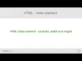 HTML - how to embed and add controls width and height