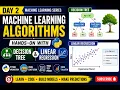 Day 2 Machine Learning Algorithms in Python Decision Tree Linear Regression Hands-On
