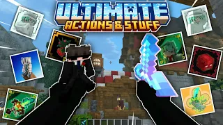 The ULTIMATE Actions Stuff Pack Folder Better MCPE 1 21