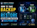 SailPoint IIQ How to Take Backup and Restore environment from backup