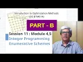 S11B Integer Programming - Branch and Bound Method