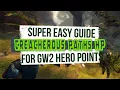 Super easy guide for GW2 Hero Points Treacherous paths HP