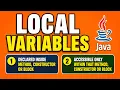 Local Variables in Java Default Values Scope Interview Questions