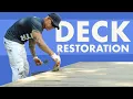 DECK RESTORATION Using Deck and Dock Stain