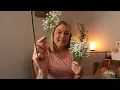 Yastouay Babys Breath Artificial Flowers 12Pcs Fake White Babys Breath Flowers Artificial Bulk Rea