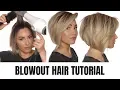 BLOWOUT TUTORIAL short hair