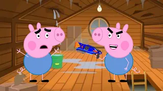 GEORGE Y SU CLON MALVAD0 😱🎃 #peppapig
