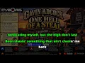 MUTED - Gavin Adcock - One Hell Of A Steal KARAOKE WBV COUNTRY NEW RELEASES SEPTEMBER 2026