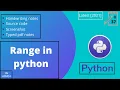 Range in python in Hindi python full course for beginners 2021