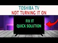 How To Fix Toshiba TV Not Turning ON Try These Quick Fixes