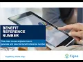 Benefit Reference Number Tutorial