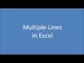 Multiple lines in one Excel Plot