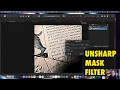 How To Unsharp Mask Filter In Affinity Photo For Beginners