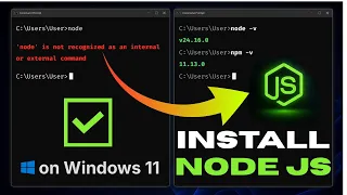 How to Install Node js npm on Windows 11 WITHOUT Errors 2026