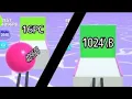 BALL RUN 2048 - INFINITY MODE 2048 FULL RUN OVER 1 HOUR WITH MUSIC DIFFERENT HEAVEN