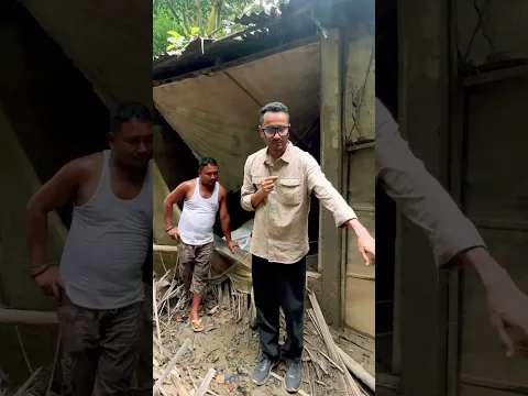 মুৰৰ ওপৰত পানী , নেপালীখুটিত এখেতৰ ঘৰ ভাঙি চুৰমাৰ,😢by Bhukhan Pathak .Nepalikhuti,Sivasagar floods