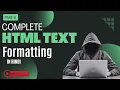 HTML Text Formatting In Hindi