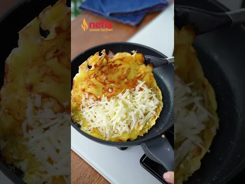 Patatesli Kaşarlı Omlet Tarifi 🤌🏻😍 Nefis Yemek Tarifleri #shorts #nefisyemektarifleri