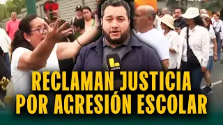 Protestan fuera al Liceo Naval: Exigen justicia por presunta agresión sexual