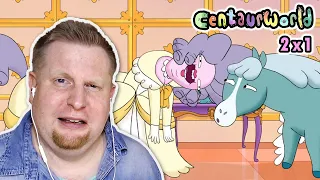 horsetaurs centaurworld s2 e1 horsatia wighair beansz reaction
