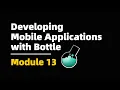 Developing Web Applications with Python Bottle - 13