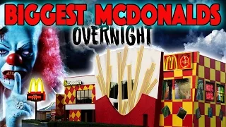 24 HOUR OVERNIGHT CHALLENGE WORLD S BIGGEST MCDONALDS PLAYPLACE OmarGoshTV