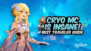AMAZING STELLAR CARRY! Complete Cryo Traveler Guide - Best Build, Review & Showcase | Genshin Impact