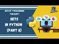 Sets in Python Part 2 Pop Clear and Del Method Joining two sets Complete Python Course 2020