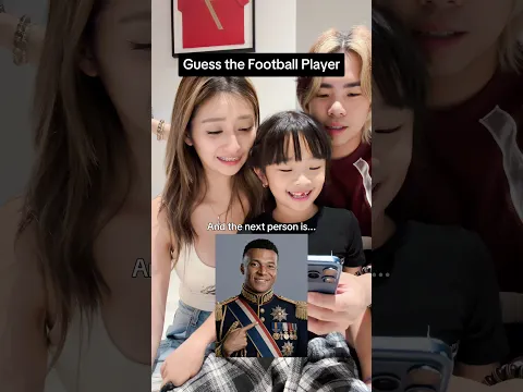 My daughter and wife try guessing Football Players