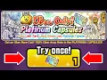 The Battle Cats - Cat Food 10 Platinum ticket Opening Happy Lucky