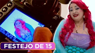 El book de fotos de los 15 kilos bajados de Luciana y su emoción por convertirse en La Sirenita