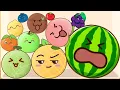 Crazy fruit merge watermelon drop strategy