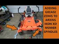 Ariens Ikon XD - Installing Grease Zerks on Wheel Spindles