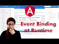 Angular Event Binding How to Add an Event Listener to a DOM Element at Runtime