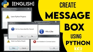 Create Message Box using Python Python Projects