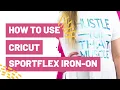 How To Use Cricut SportFlex Iron-On DIY Workout Shirts