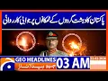 Pakistan Retaliation On Terrorist Hideouts in Afghanistan Headlines Geo News 3 AM 22st Feb 2026