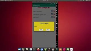 Android Build App Note Demo with SQLite Database
