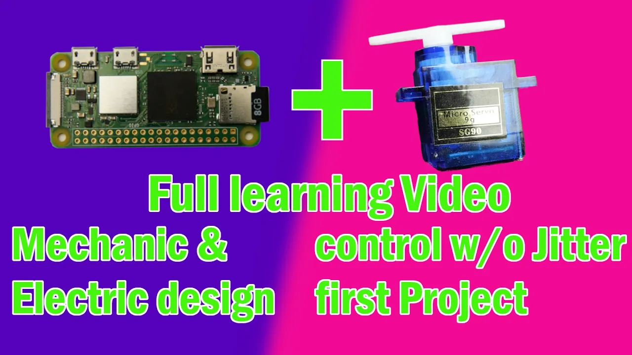jitter free servo control on Raspberry Pi using Python (zero 2 w, Pi3, Pi4)