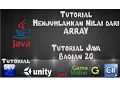 Tutorial Java dengan Netbeans - 20 Tutorial Menjumlahkan Nilai dari Array