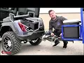 Evolution D5 Hitch Receiver Cooler Carrier Installation Converted Carts