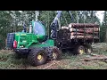Download Lagu John Deere 1910G Forwarder in Swedish logging