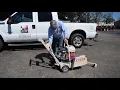 How to operate the Edco Electric Walk Behind Saw