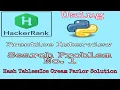 Search problem - Hash Tables Ice Cream Parlor solution